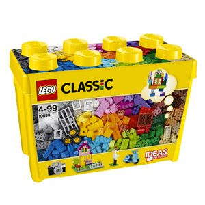 LEGO 10698 Classic Caja De Ladrillos Creativos Grande, Juego De Construcción Para Niños Y Niñas 4 Años