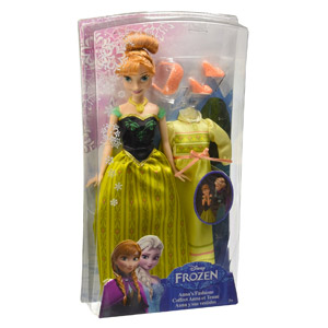 Disney Frozen – Muñeca, Anna Y Sus Vestidos (Mattel CMM30)