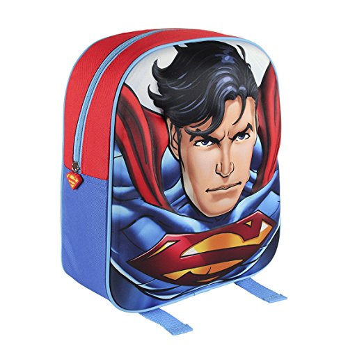 Superman Mochila 3D Azul